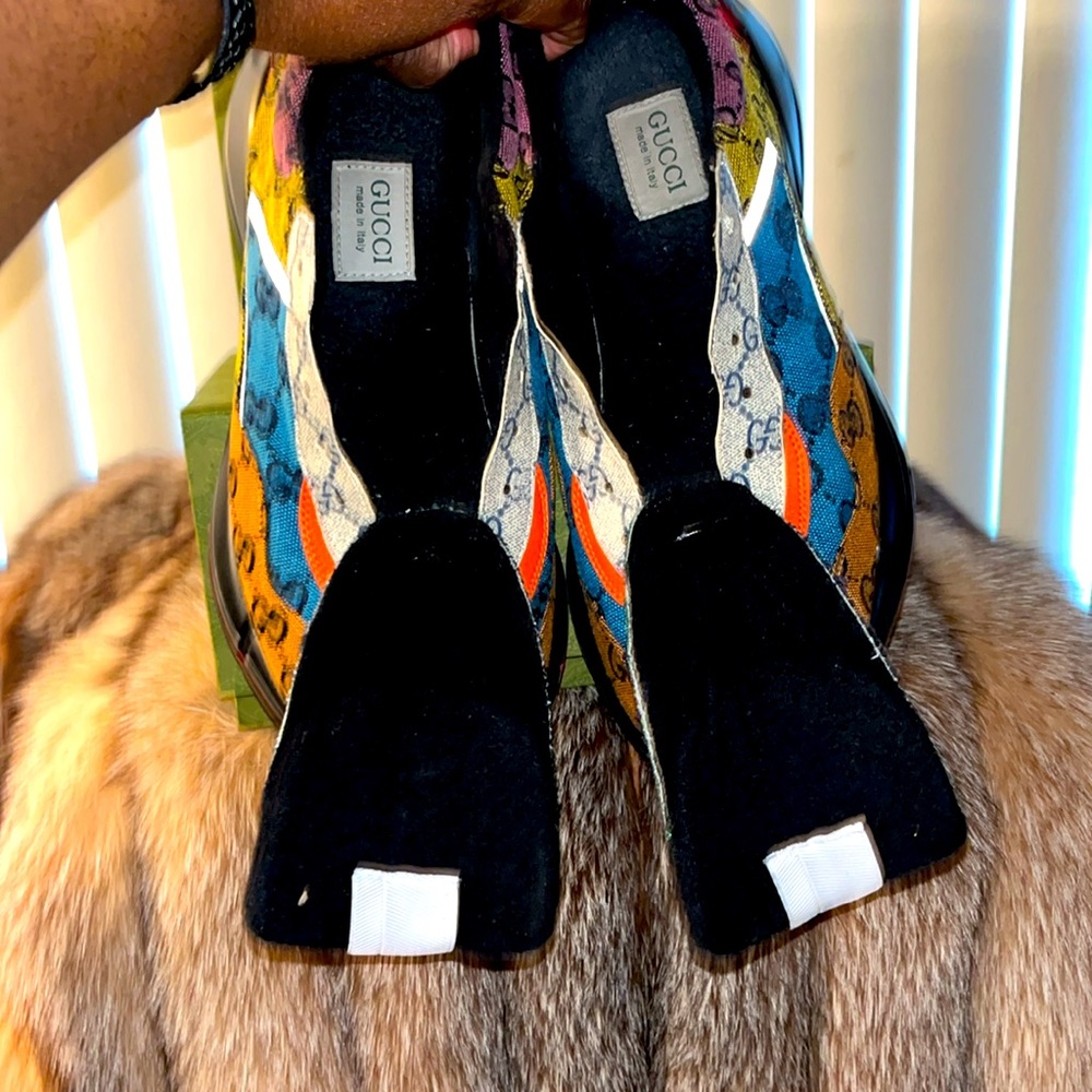 Gucci, luxurious multicolored men’s gym shoes, a rare find They’re sold out! - Picture 7 of 8